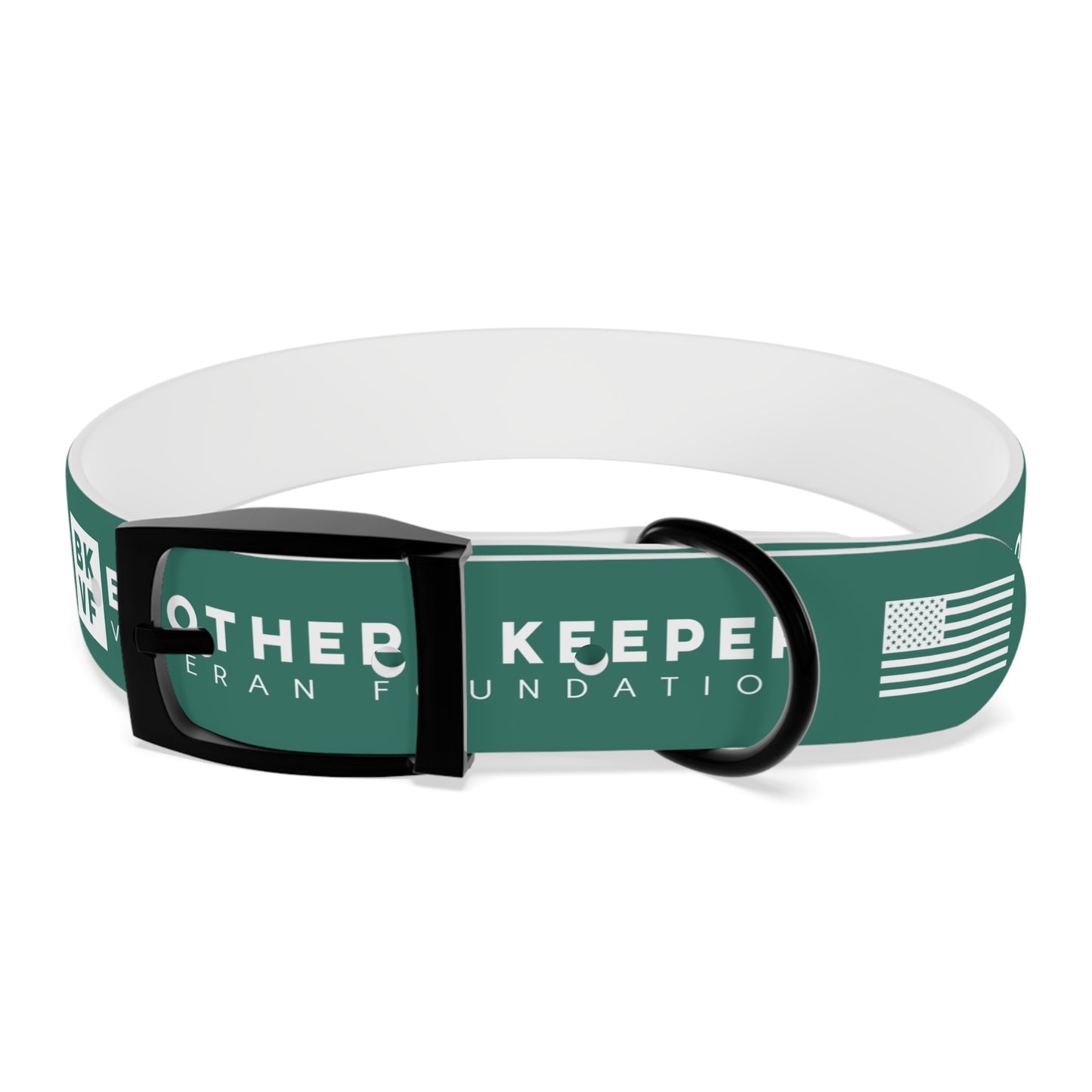 BKVF Dog Collar - Support Our Heroes - Teal