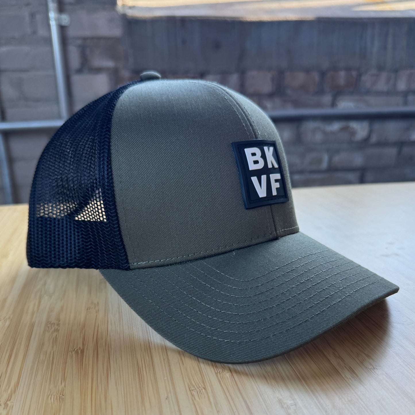 BKVF 3D Silicone Icon Patch Trucker Hat