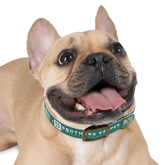 BKVF Dog Collar - Support Our Heroes - Teal