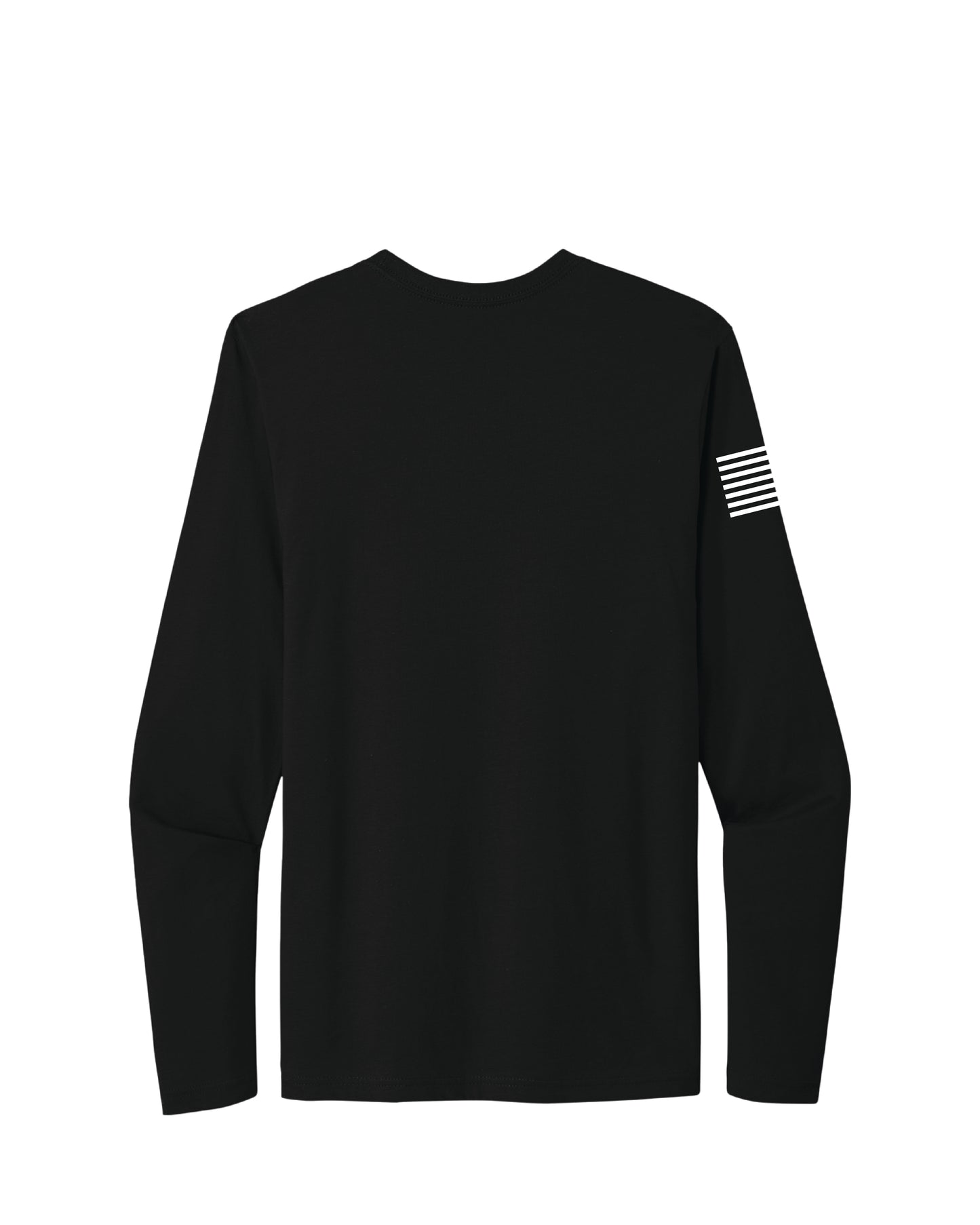 Black Classic Logo Long Sleeve Tee