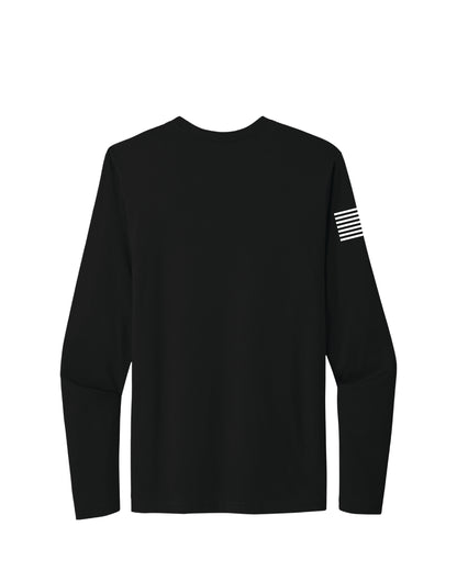Black Classic Logo Long Sleeve Tee