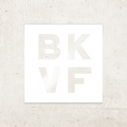 BKVF Icon – 4"Clear Sticker